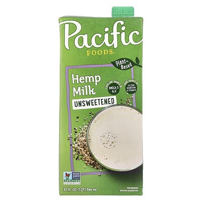 Hemp Milk, Unsweetened, 32 fl oz (946 ml)