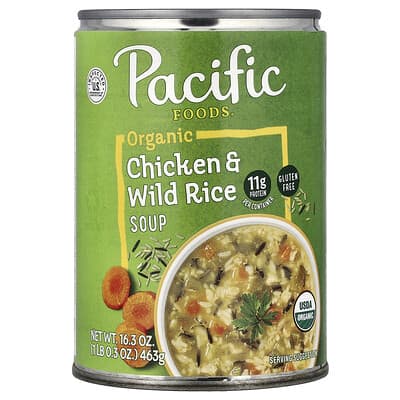 Organic Chicken & Wild Rice Soup, 16.3 oz (463 g)