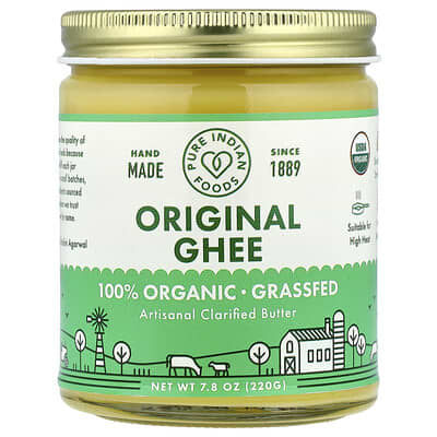 Organic Ghee топленое масло, 7.8 oz (220 g)