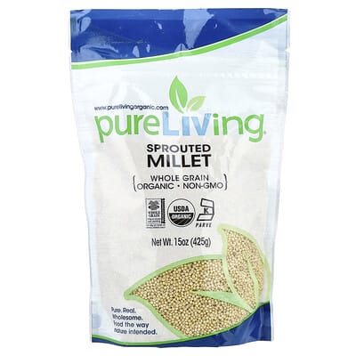 Organic Sprouted Millet, 15 oz (425 g)