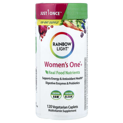 Women's One+®, Real Food Nutrients, 120 Vegetarian Caplets