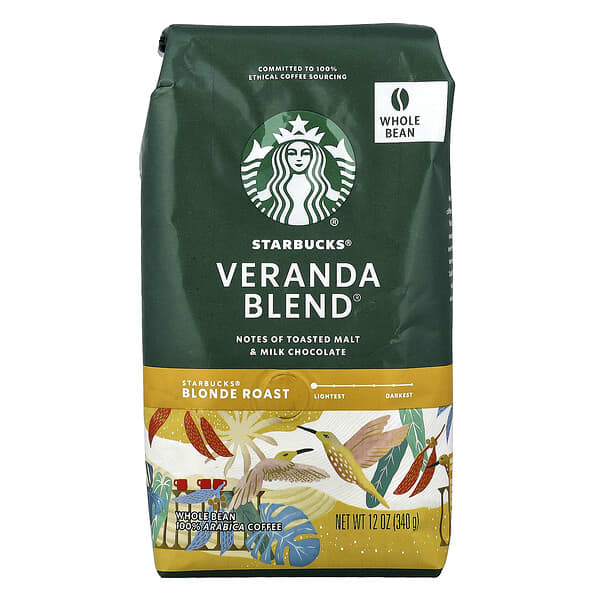 Veranda Blend® кофе, цельные зерна, светлая обжарка, 12 унций (340 г)