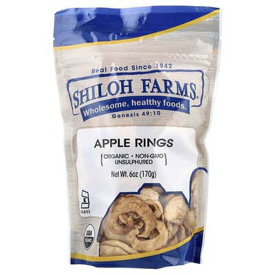 Organic Apple Rings, 6 oz (170 g)