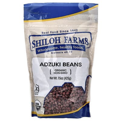 Organic Adzuki Beans, 15 oz (425 g)