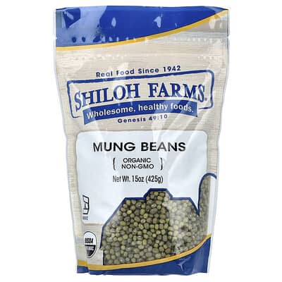 Organic Mung Beans, 15 oz (425 g)