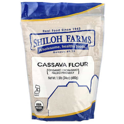 Organic Cassava Flour, 24 oz (680 g)