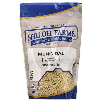 Organic Mung Dal, 12 oz (340 g)