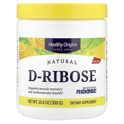 Natural D-Ribose, 10.6 oz (300 g)