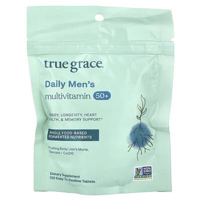 Мужские мультивитамины True Grace 50+, 120 таблеток