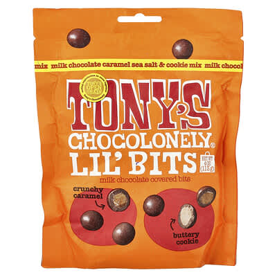 Lil' Bits, Milk Chocolate Covered Bits, Caramel Sea Salt & Cookie Mix, 4 oz (113 g)