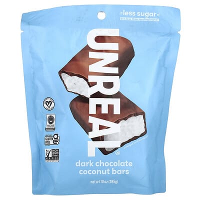 Dark Chocolate Coconut Bars, 10 oz (285 g)