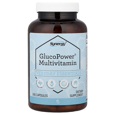 Synergy®, GlucoPower® Multivitamin, 240 Capsules