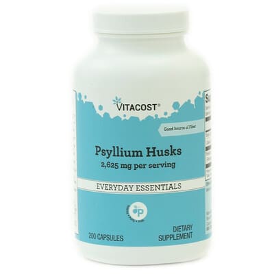 Псиллиум Everyday, Psyllium Husks, 200 капсул (525 mg per Capsule)