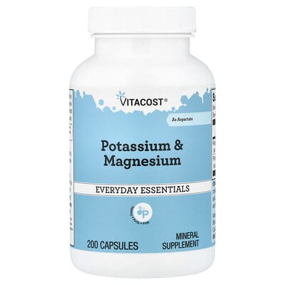 Potassium & Magnesium, 200 Capsules