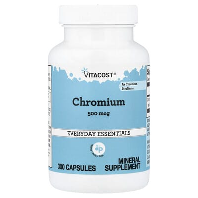 Хром, 500 mcg, 300 капсул