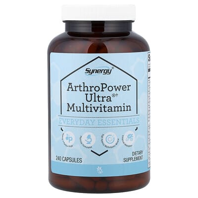 Мультивитамины Synergy®, ArthroPower Ultra®, 240 капсул