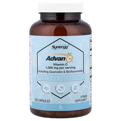 Synergy®, Advan-C® с кверцетином и биофлавоноидами, 180 капсул