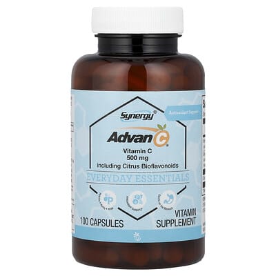 Synergy®, Advan-C® с цитрусовыми биофлавоноидами, 100 капсул
