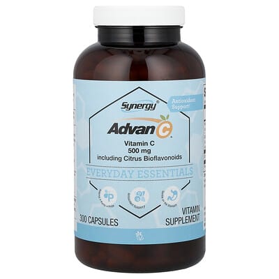 Synergy®, Advan-C® Including Citrus Bioflavonoids, 300 Capsules