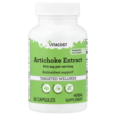Экстракт артишока, 60 капсул (300 mg на капсулу)