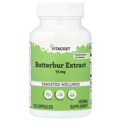 Экстракт бурачника Vitacost, 75 mg, 120 Capsules