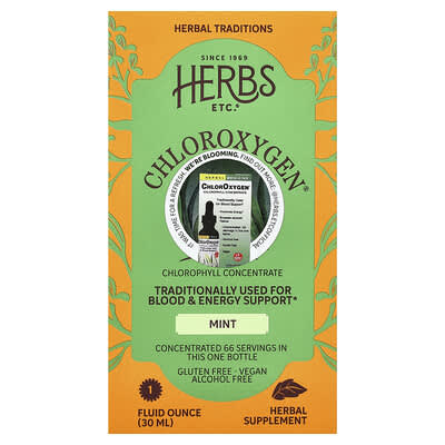 ChlorOxygen®, Chlorophyll Concentrate, Alcohol Free, Mint, 1 fl oz (30 ml)