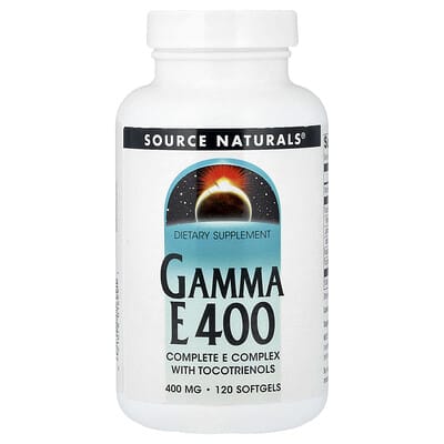 Gamma E 400 With Tocotrienols, 120 Softgels