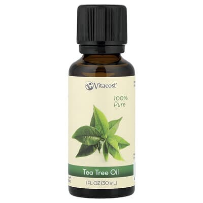 Масло чайного дерева Vitacost 100% Pure, 1 fl oz (30 ml)