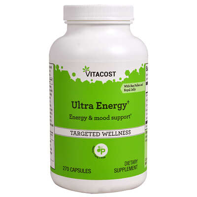 Ultra Energy With Bee Pollen and Royal Jelly, 270 Capsules