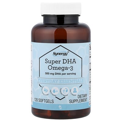 Synergy®, Super DHA Omega-3, 120 Softgels