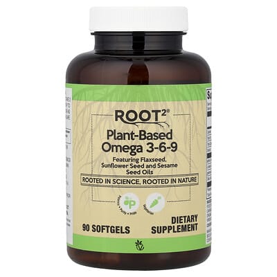 Root2®, Plant-Based Omega 3-6-9, 90 Softgels