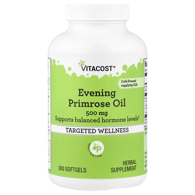 Evening Primrose Oil, 500 mg, 300 Softgels