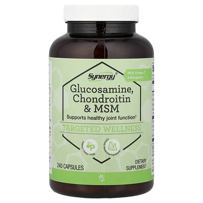 Synergy®, Glucosamine, Chondroitin & MSM With Vitamin C & Manganese, 240 Capsules