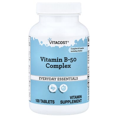 Комплекс витаминов Vitamin B-50, 100 таблеток