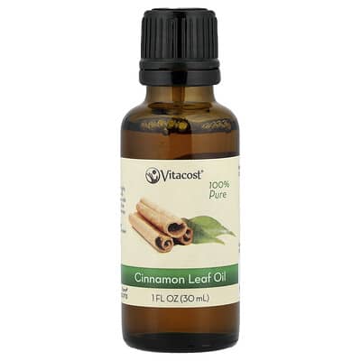 100% Pure Cinnamon Leaf Oil, 1 fl oz (30 ml)