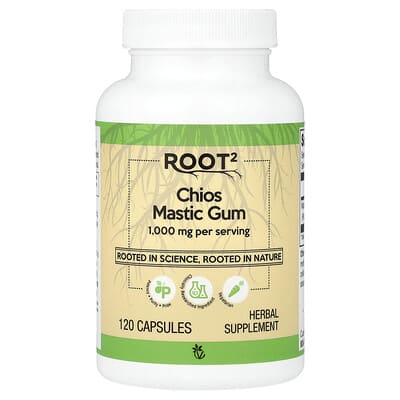 Root2, Chios Mastic Gum, 120 Capsules (500 mg per Capsule)