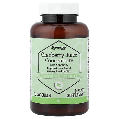 Synergy®, Cranberry Juice Concentrate With Vitamin C, 30 Capsules