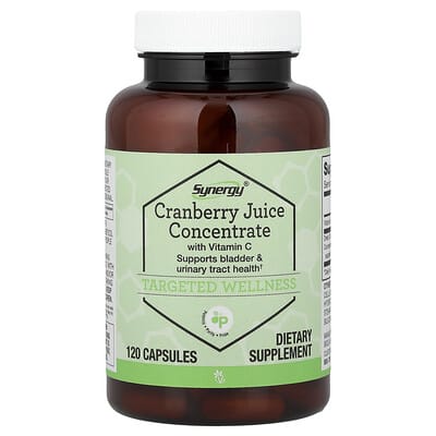 Synergy®, Cranberry Juice Concentrate With Vitamin C, 120 Capsules
