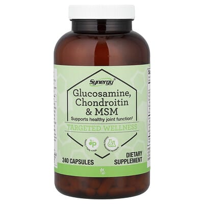 Synergy® Glucosamine, Chondroitin & MSM, 240 капсул