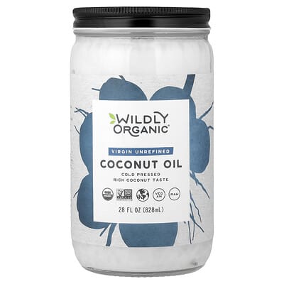 Virgin Unrefined Coconut Oil, 28 fl oz (828 ml)