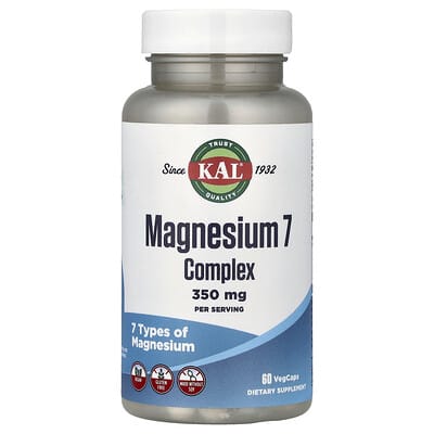 Magnesium 7 Complex, 60 VegCaps (175 mg per Cap)