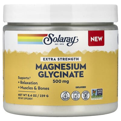 Magnesium Glycinate, без вкуса, 8.4 oz (239 g)
