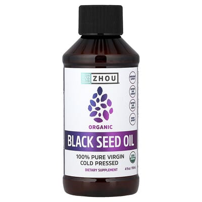 Organic Black Seed Oil, 4 fl oz (118 ml)