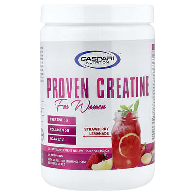 Proven Creatine For Women, Strawberry Lemonade, 15.87 oz (450 g)