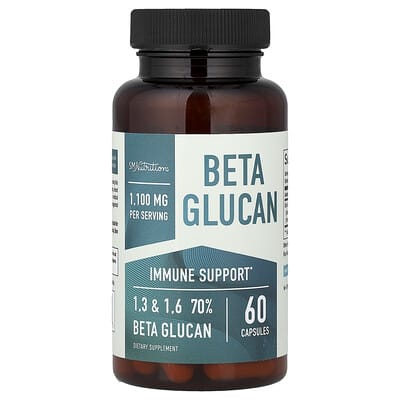 Beta Glucan, 60 капсул (550 mg на капсулу)
