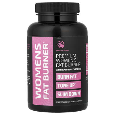 Premium Women's Fat Burner with Raspberry Ketones, 120 Capsules