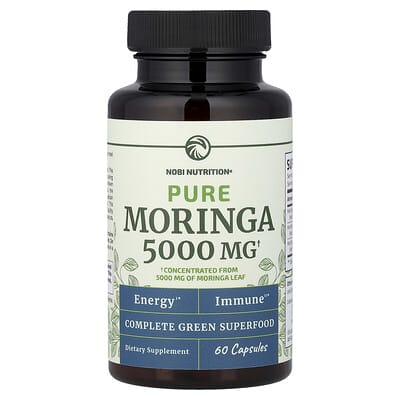 Чистый моринга Nobi Nutrition 5,000 mg 60 капсул