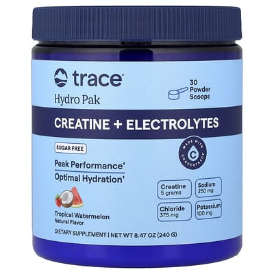 Спортивное питание Hydro Pak Creatine + Electrolytes, Tropical Watermelon, 8.47 oz (240 g)