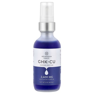 GHK-CU Copper Peptide, Hair & Scalp Serum, 2 oz (60 ml)
