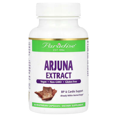 Экстракт Arjuna, 60 вегетарианских капсул (250 mg per Capsule)